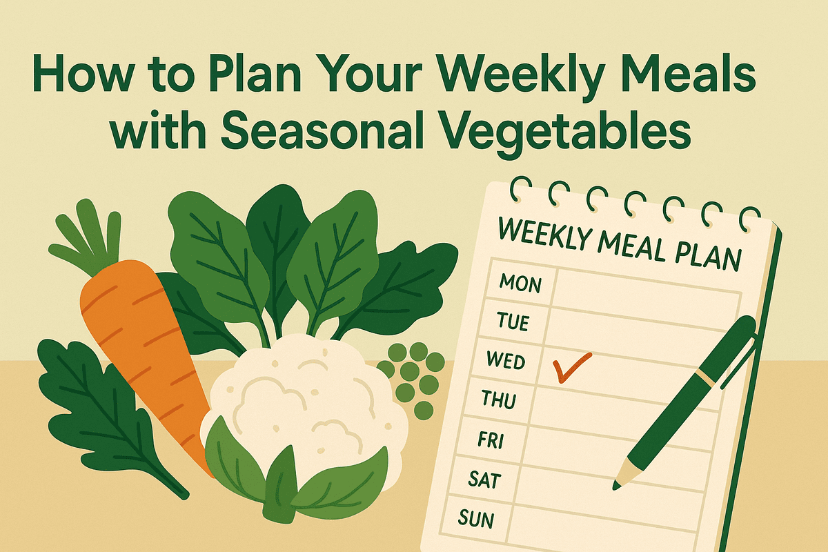 How to Plan Your Weekly Meals with Seasonal Veggies