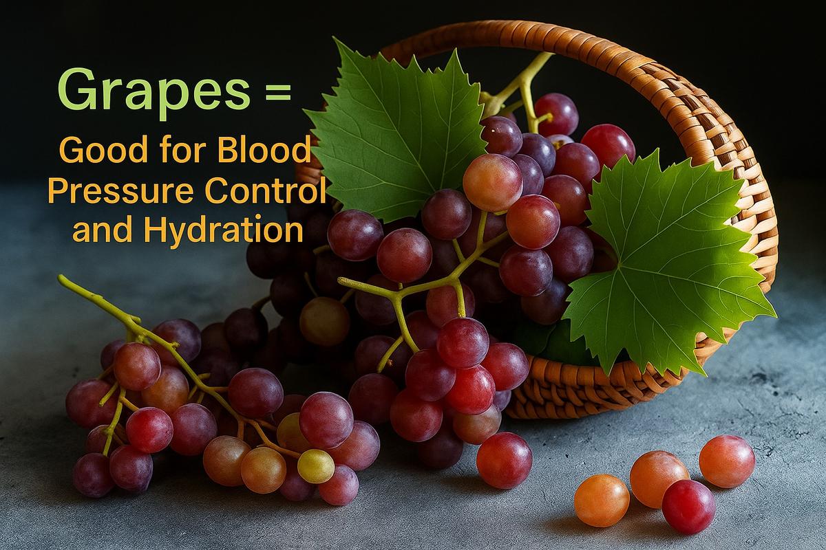 Grapes – Good for Blood Pressure Control and Hydration | Fresh Buyzar