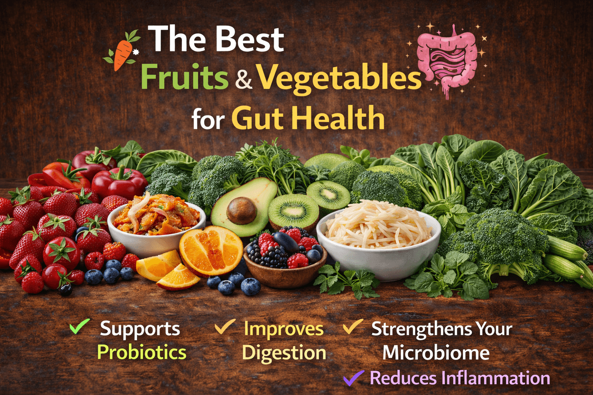 The Best Fruits and Vegetables for Gut Health