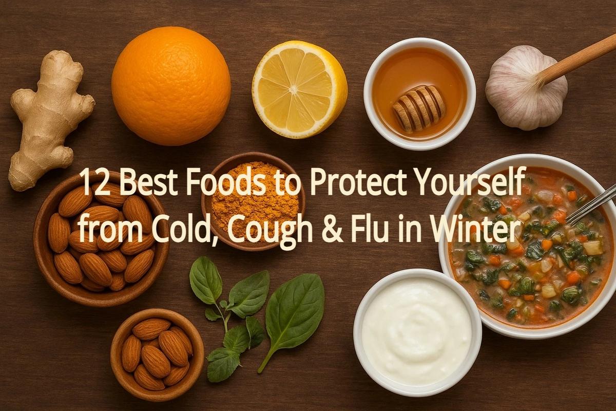 12 Best Foods to Protect Yourself from Cold, Cough & Flu in Winter
