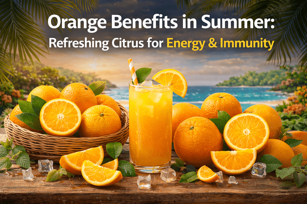 Orange Benefits in Summer: Refreshing Citrus for Energy & Immunity