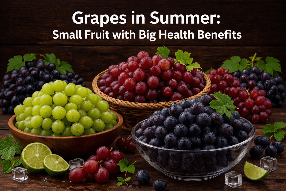 Grapes in Summer: Small Fruit with Big Health Benefits