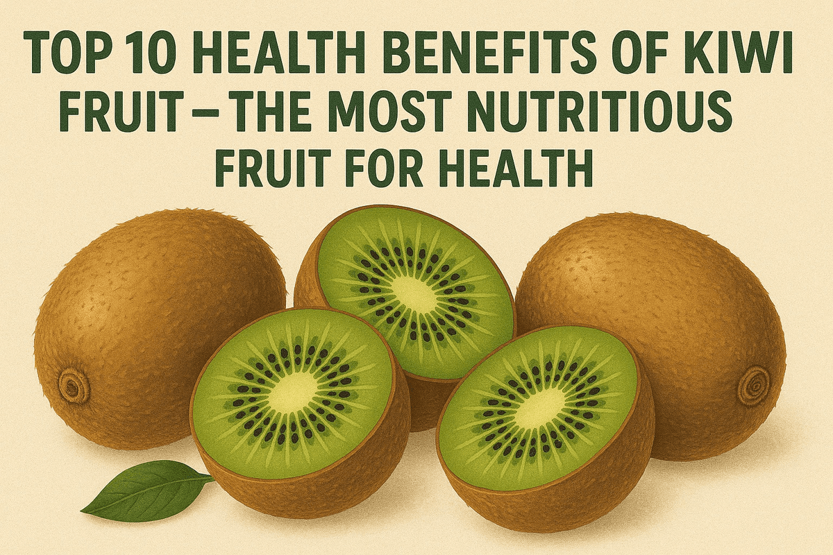 Top 10 Health Benefits of Kiwi Fruit – The Most Nutritious Fruit for Health